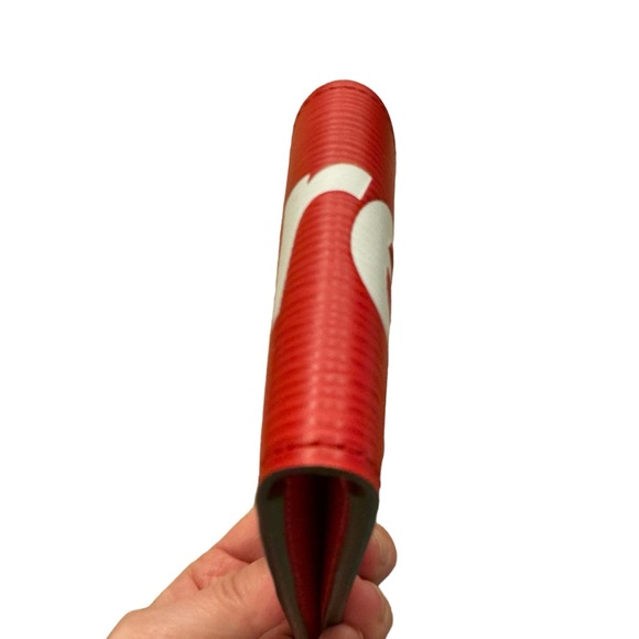 Rare Louis Vuitton x Supreme Slender Red Epi Leather Wallet w/ Dust Bag and Box - Picture 8 of 12